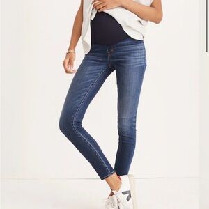 Madewell Over Belly Maternity Skinny Jeans